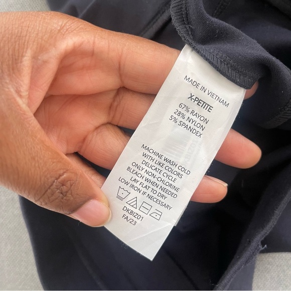 Quince Women’s Ultra-Stretch Ponte Bootcut Pants Navy - Picture 10 of 11